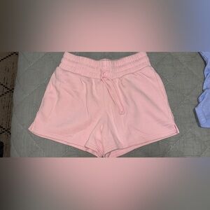 light pink lounge shorts